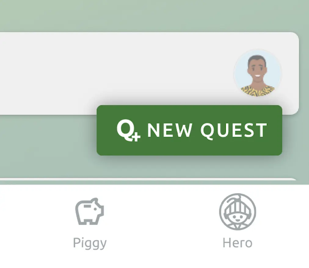 add quest button