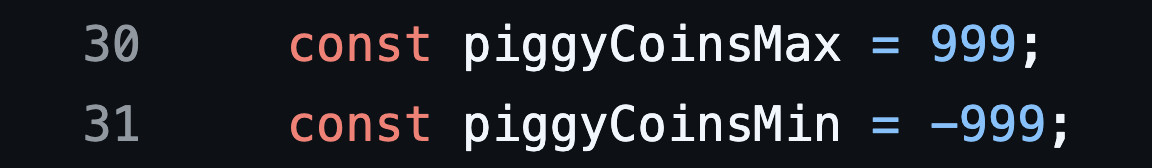Piggy Rewards System was designed to allow users to accrue some Piggy Debt.