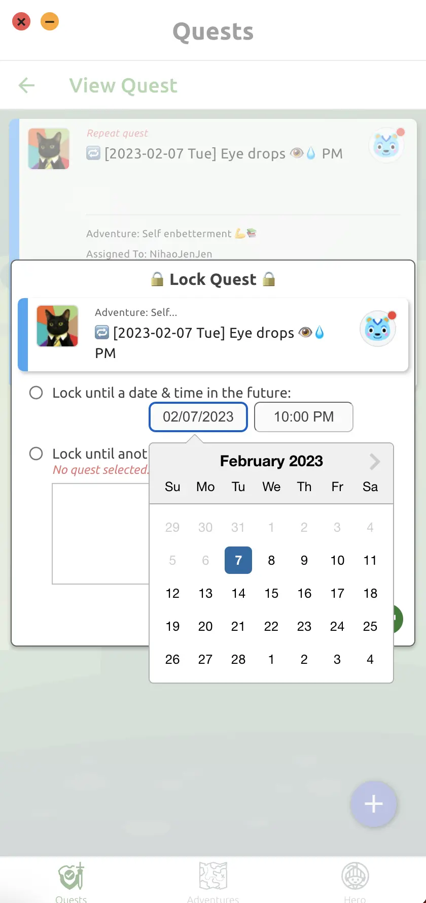 web version of date picker